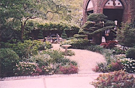 East Side garden in summer